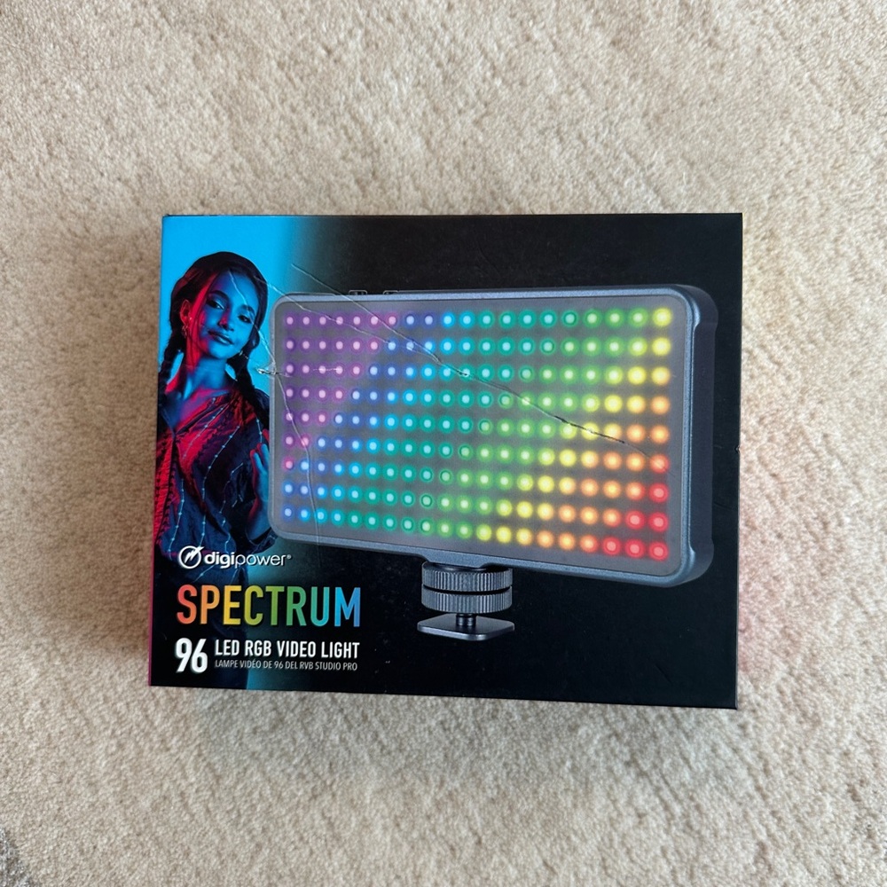 Digipower spectrum led rgb video light.